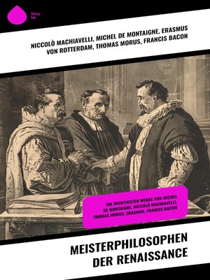 cover image of Meisterphilosophen der Renaissance